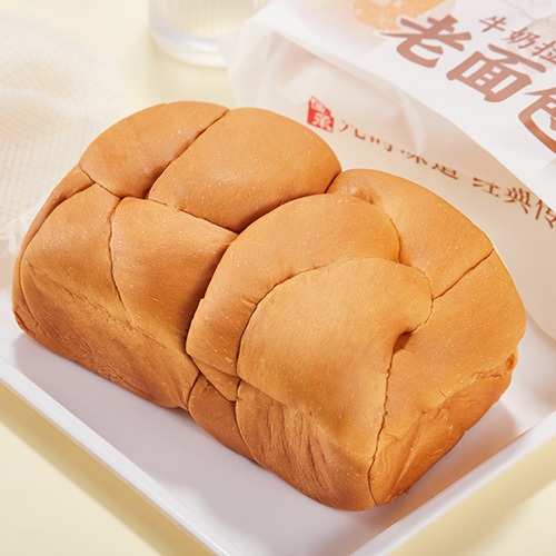 牛奶拉丝老面包